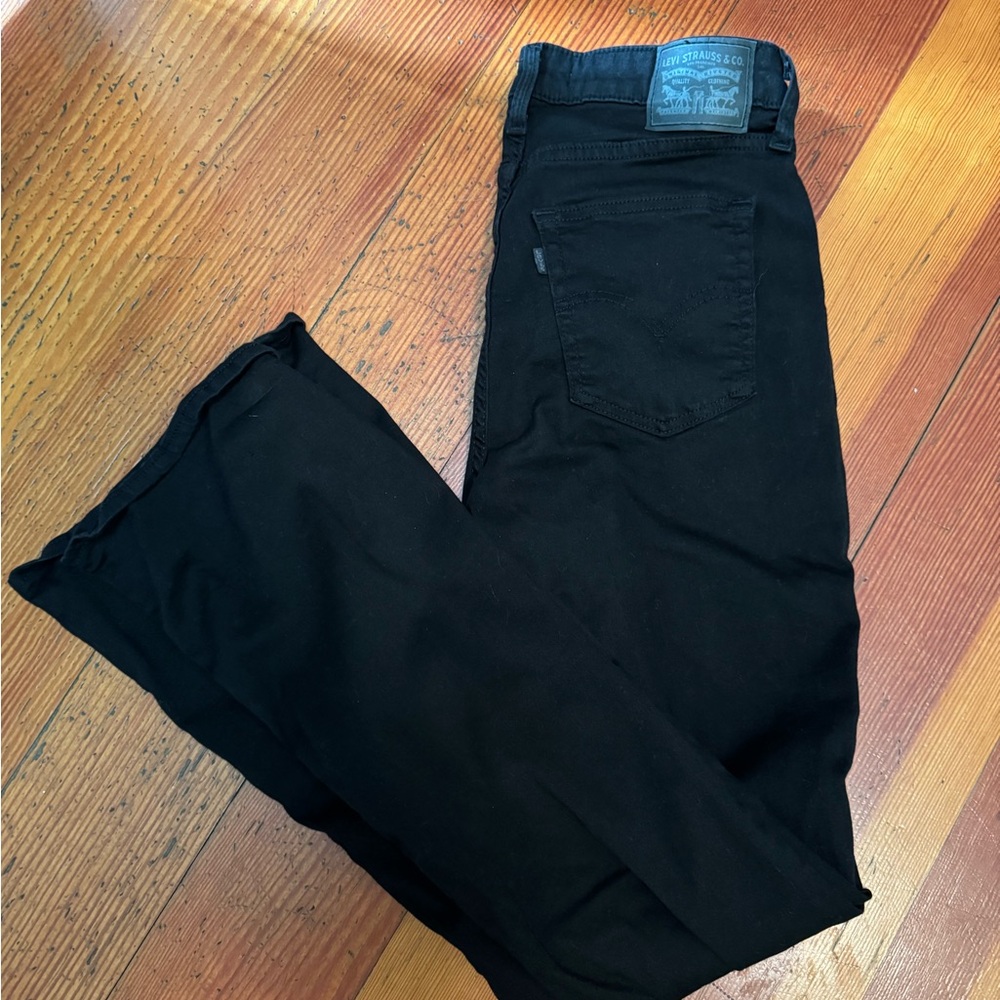 Women’s Black Levi 726 Flare Jeans 31W x 32L